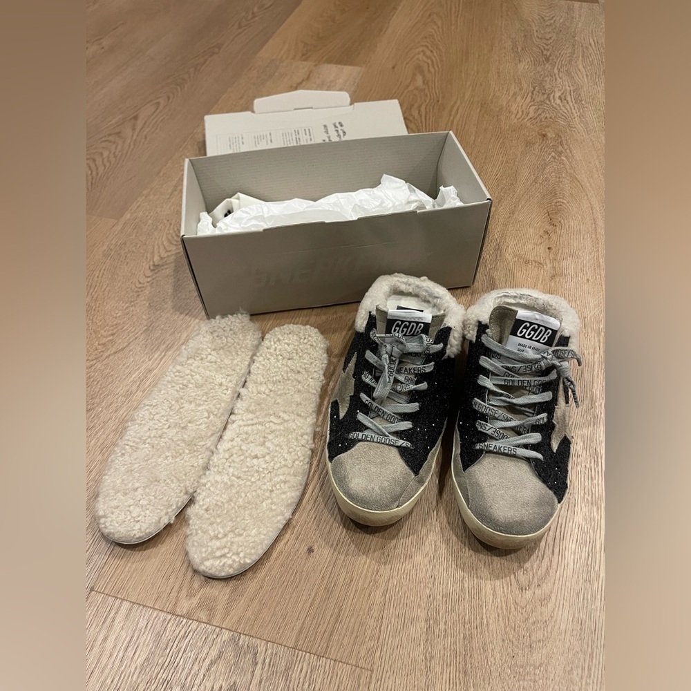 Golden Goose Shearling Slip-Ons
